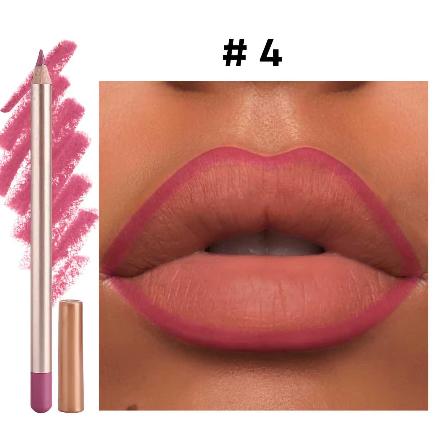 Vegan Lip Liner Pencil – Long-Lasting, Smudge-Proof & Cruelty-Free | Smooth Precision Lip Contour