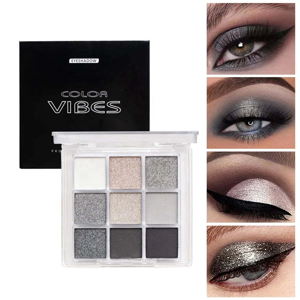 High Pigment Waterproof Glitter Eyeshadow Palette – Long-Lasting Glitter Shades