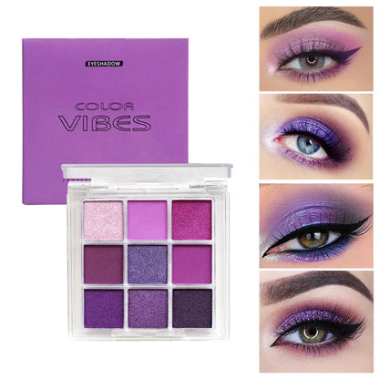 High Pigment Waterproof Glitter Eyeshadow Palette – Long-Lasting Glitter Shades