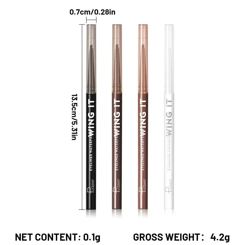 Waterproof Sweat-Proof Long-Lasting Matte Eyeliner Pencil | Smooth Non-Fading | Cruelty-Free Vegan Eye Liner