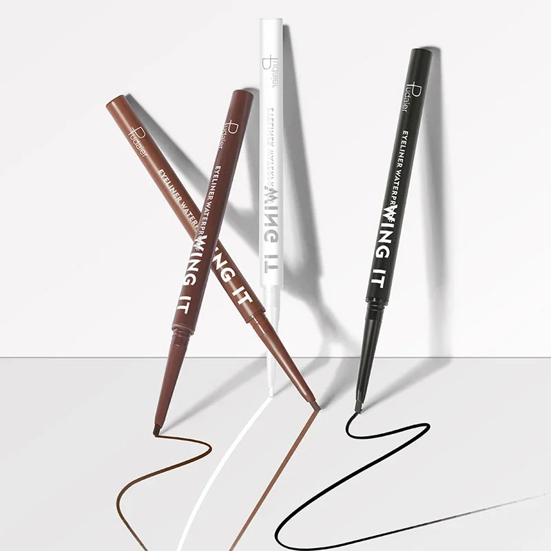 Waterproof Sweat-Proof Long-Lasting Matte Eyeliner Pencil | Smooth Non-Fading | Cruelty-Free Vegan Eye Liner