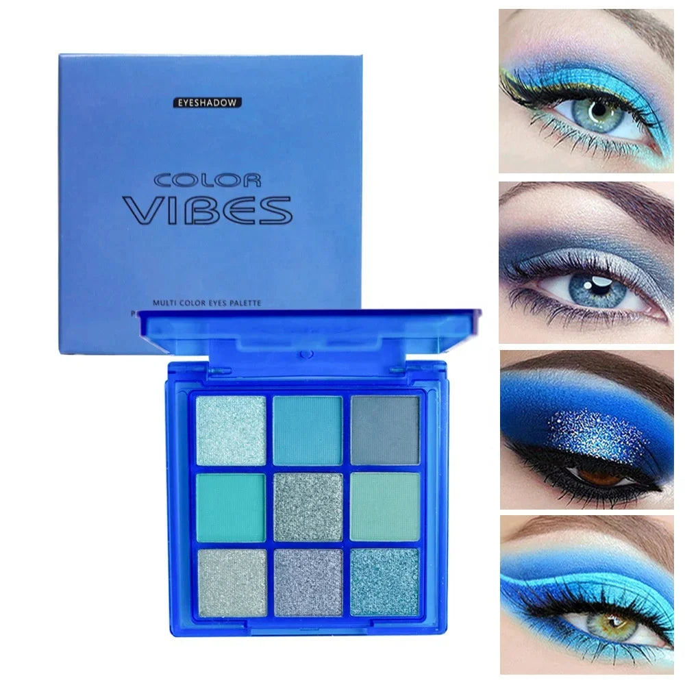 High Pigment Waterproof Glitter Eyeshadow Palette – Long-Lasting Glitter Shades