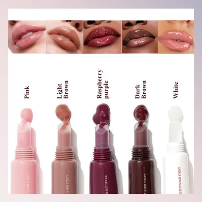 Plump & Shine Vegan Lip Oil – Hydrating Moisturizing Lip Glaze