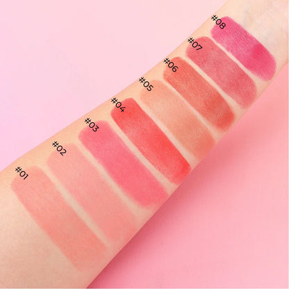 Cream Blush Stick – Natural Matte Lip & Cheek Tint | Lightweight Dewy Finish Makeup Stick