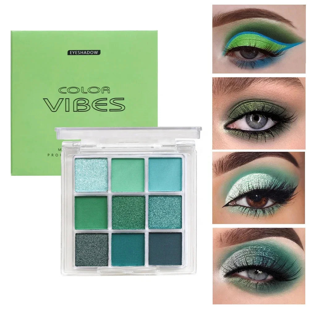 High Pigment Waterproof Glitter Eyeshadow Palette – Long-Lasting Glitter Shades