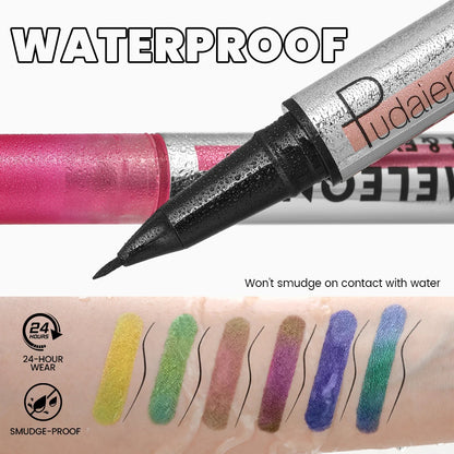 Waterproof 2-in-1 Chameleon Eyeliner Pen – Smooth, Long-Lasting & Non-Fading Black Eyeliner