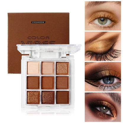 High Pigment Waterproof Glitter Eyeshadow Palette – Long-Lasting Glitter Shades