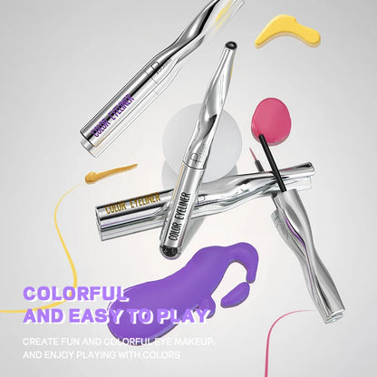 Quick-Dry Waterproof Multichrome Liquid Eyeliner Pen | Long-Lasting Sweat-Proof Precision Eye Liner