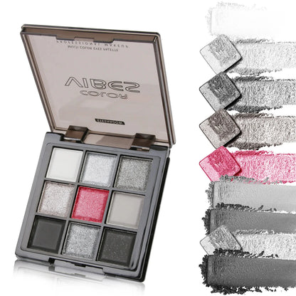 High Pigment Waterproof Glitter Eyeshadow Palette – Long-Lasting Glitter Shades