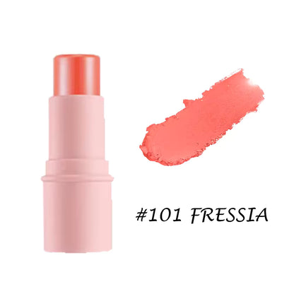 Cream Blush Stick – Natural Matte Lip & Cheek Tint | Lightweight Dewy Finish Makeup Stick