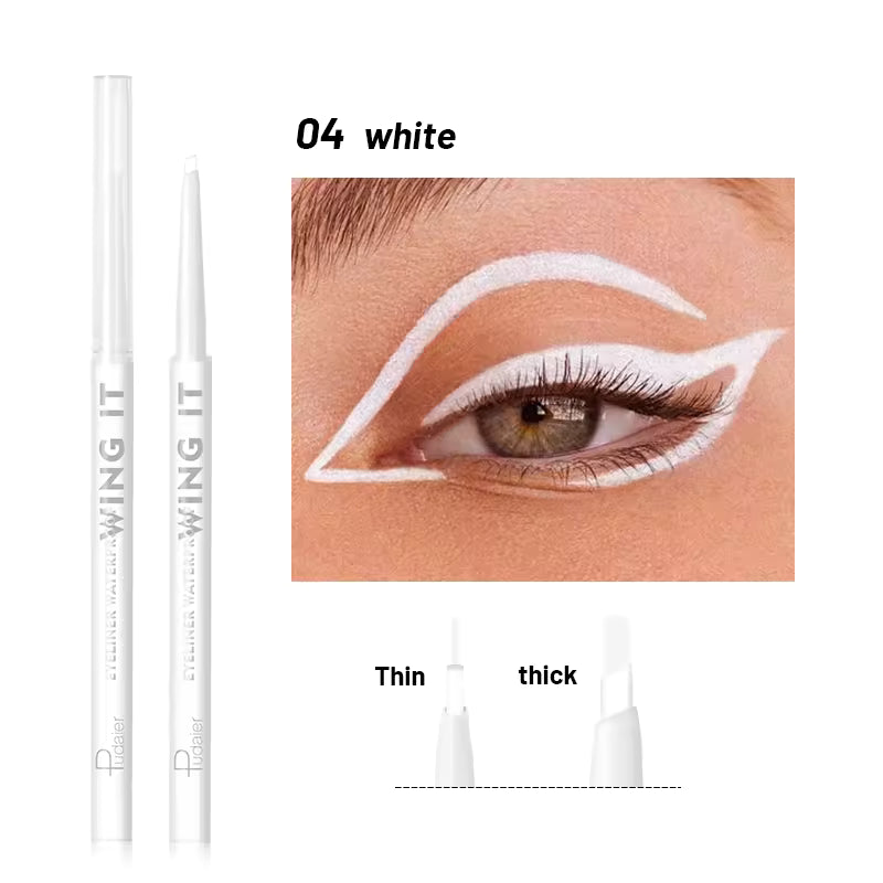Waterproof Sweat-Proof Long-Lasting Matte Eyeliner Pencil | Smooth Non-Fading | Cruelty-Free Vegan Eye Liner