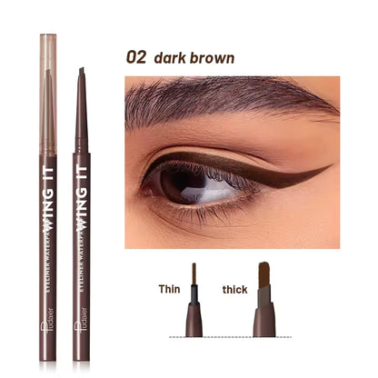 Waterproof Sweat-Proof Long-Lasting Matte Eyeliner Pencil | Smooth Non-Fading | Cruelty-Free Vegan Eye Liner