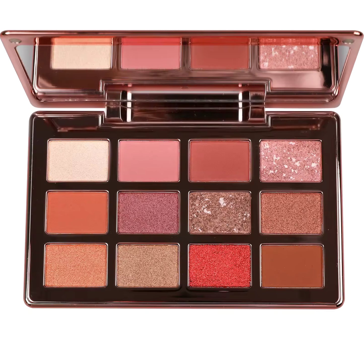 Shimmer & Matte High-Pigment Eyeshadow Palette – Long-Lasting Blendable Makeup Palette