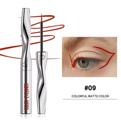 Quick-Dry Waterproof Multichrome Liquid Eyeliner Pen | Long-Lasting Sweat-Proof Precision Eye Liner