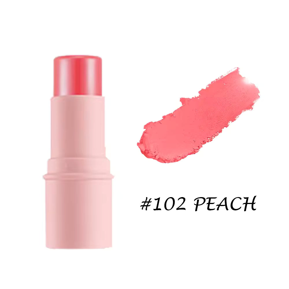 Cream Blush Stick – Natural Matte Lip & Cheek Tint | Lightweight Dewy Finish Makeup Stick