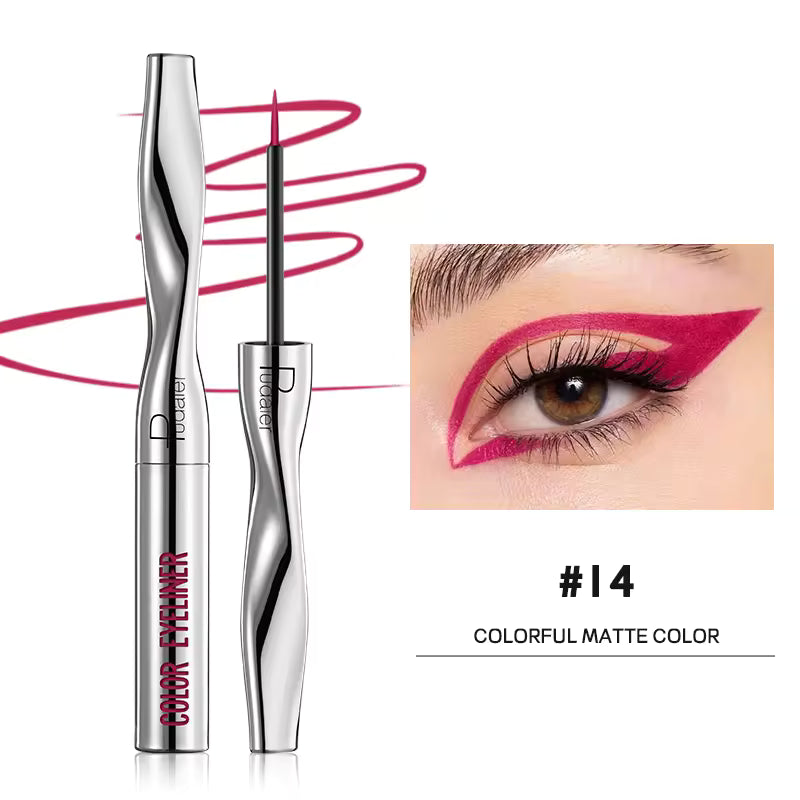 Quick-Dry Waterproof Multichrome Liquid Eyeliner Pen | Long-Lasting Sweat-Proof Precision Eye Liner