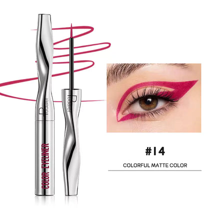 Quick-Dry Waterproof Multichrome Liquid Eyeliner Pen | Long-Lasting Sweat-Proof Precision Eye Liner