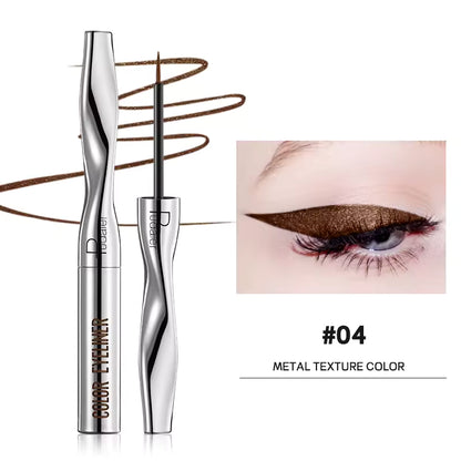 Quick-Dry Waterproof Multichrome Liquid Eyeliner Pen | Long-Lasting Sweat-Proof Precision Eye Liner