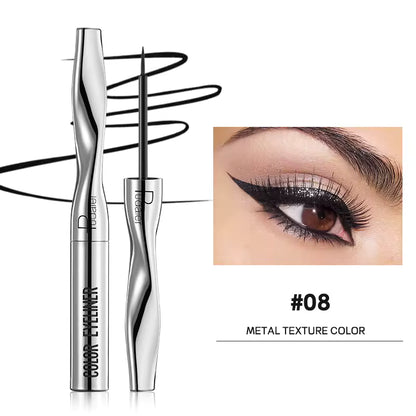 Quick-Dry Waterproof Multichrome Liquid Eyeliner Pen | Long-Lasting Sweat-Proof Precision Eye Liner