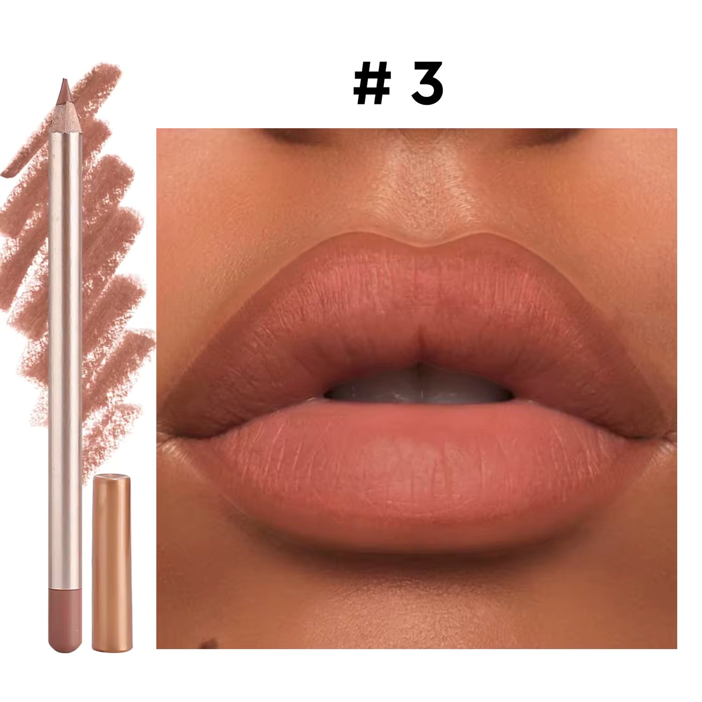 Vegan Lip Liner Pencil – Long-Lasting, Smudge-Proof & Cruelty-Free | Smooth Precision Lip Contour