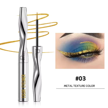 Quick-Dry Waterproof Multichrome Liquid Eyeliner Pen | Long-Lasting Sweat-Proof Precision Eye Liner