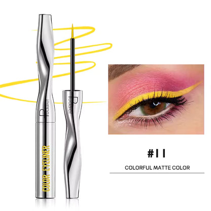 Quick-Dry Waterproof Multichrome Liquid Eyeliner Pen | Long-Lasting Sweat-Proof Precision Eye Liner