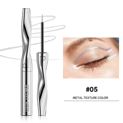 Quick-Dry Waterproof Multichrome Liquid Eyeliner Pen | Long-Lasting Sweat-Proof Precision Eye Liner