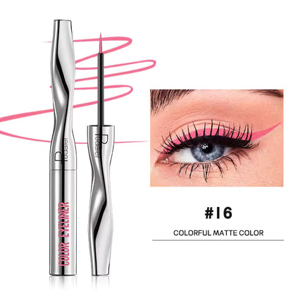 Quick-Dry Waterproof Multichrome Liquid Eyeliner Pen | Long-Lasting Sweat-Proof Precision Eye Liner