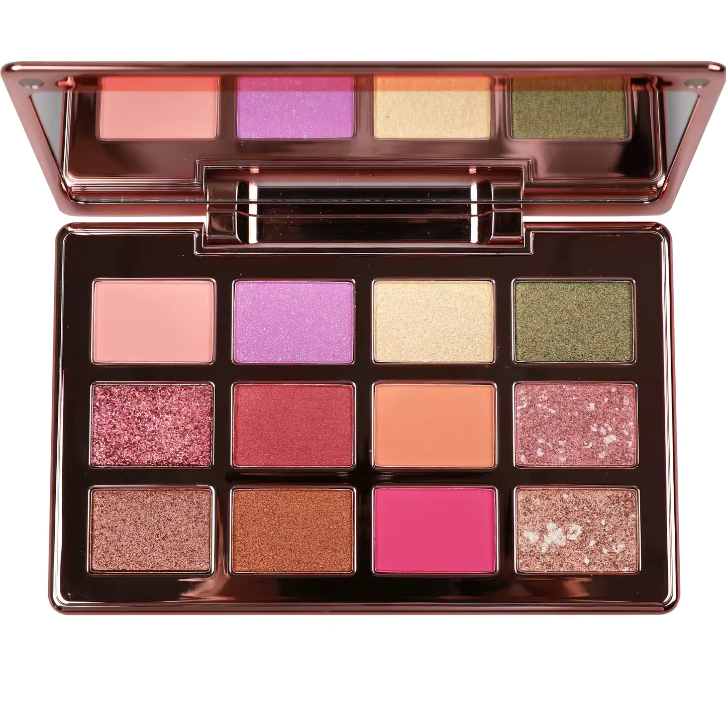 Shimmer & Matte High-Pigment Eyeshadow Palette – Long-Lasting Blendable Makeup Palette